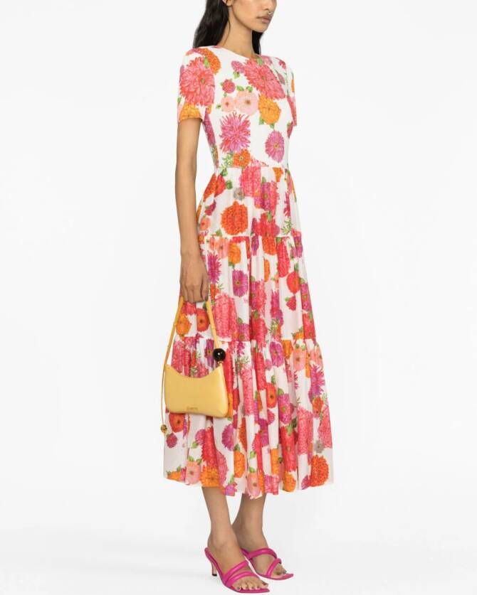 La DoubleJ Maxi-jurk met paisley-print Wit