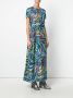 La DoubleJ Maxi-jurk met patroon Blauw - Thumbnail 3