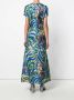 La DoubleJ Maxi-jurk met patroon Blauw - Thumbnail 4
