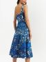 La DoubleJ Midi-jurk met print Blauw - Thumbnail 3