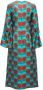 La DoubleJ Midi-jurk met print Groen - Thumbnail 2