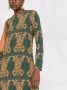 La DoubleJ Midi-jurk met print Groen - Thumbnail 3