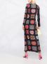 La DoubleJ Midi-jurk met print Zwart - Thumbnail 4