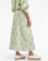 La DoubleJ Midi-rok met print Groen - Thumbnail 3