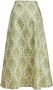 La DoubleJ Midi-rok met print Groen - Thumbnail 5