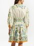 La DoubleJ Mini-jurk met bloemenprint Wit - Thumbnail 3