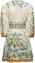 La DoubleJ Mini-jurk met bloemenprint Wit - Thumbnail 5