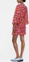 La DoubleJ Mini-jurk met print Paars - Thumbnail 3