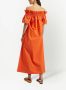 La DoubleJ Off-shoulder jurk Oranje - Thumbnail 3