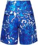 La DoubleJ Shorts met print Blauw - Thumbnail 5