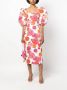 La DoubleJ Midi-jurk met bloemenprint Wit - Thumbnail 2
