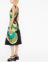 La DoubleJ Midi-jurk met regenboogprint Zwart - Thumbnail 3