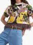 La DoubleJ T-shirt met bloemenprint Paars - Thumbnail 3