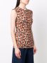 La DoubleJ Tanktop met luipaardprint Oranje - Thumbnail 3