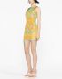 La DoubleJ Mini-jurk met bloemenprint Groen - Thumbnail 3
