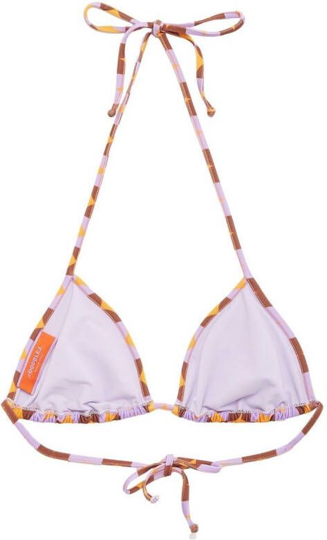 La DoubleJ Triangel bikinitop Oranje