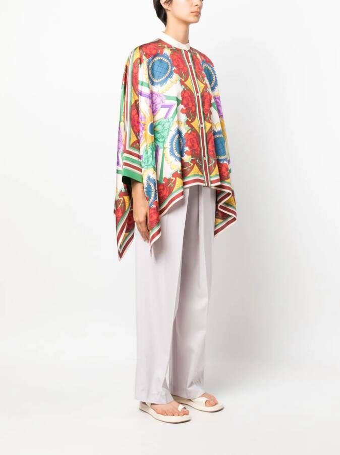 La DoubleJ Zijden blouse Beige