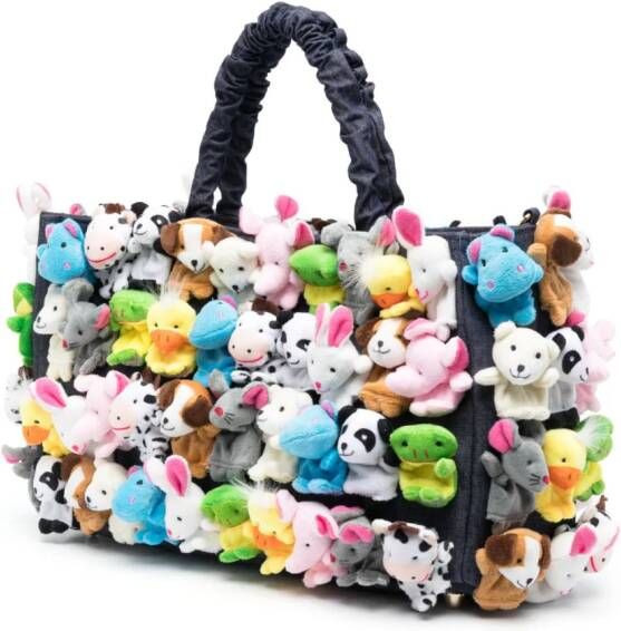 la milanesa Katoenen shopper Blauw