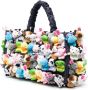 La milanesa Katoenen shopper Blauw - Thumbnail 3