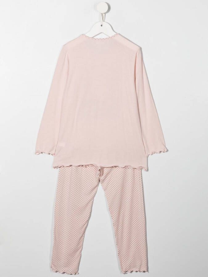 La Perla Kids Pyjama met print Roze