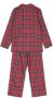La Perla Kids Pyjama met tartan ruit Rood - Thumbnail 2