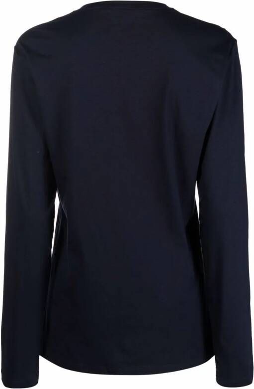 La Perla Pyjamatop met lange mouwen Blauw