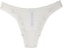 La Perla String met geborduurd kant Wit - Thumbnail 2