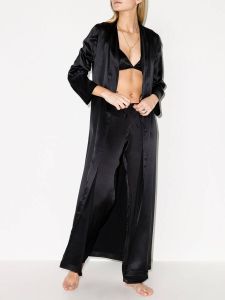 La Perla Zijden pyjamabroek Zwart