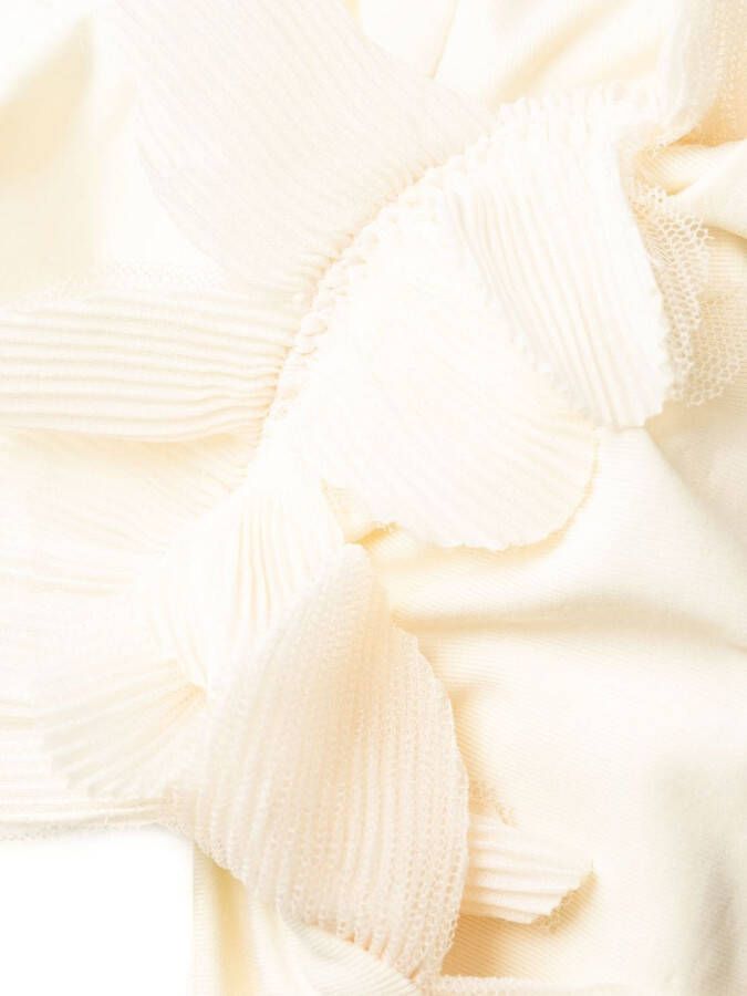 La Reveche Badpak met ruche afwerking Beige