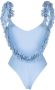 La Reveche Badpak met bloemenpatch Blauw - Thumbnail 2