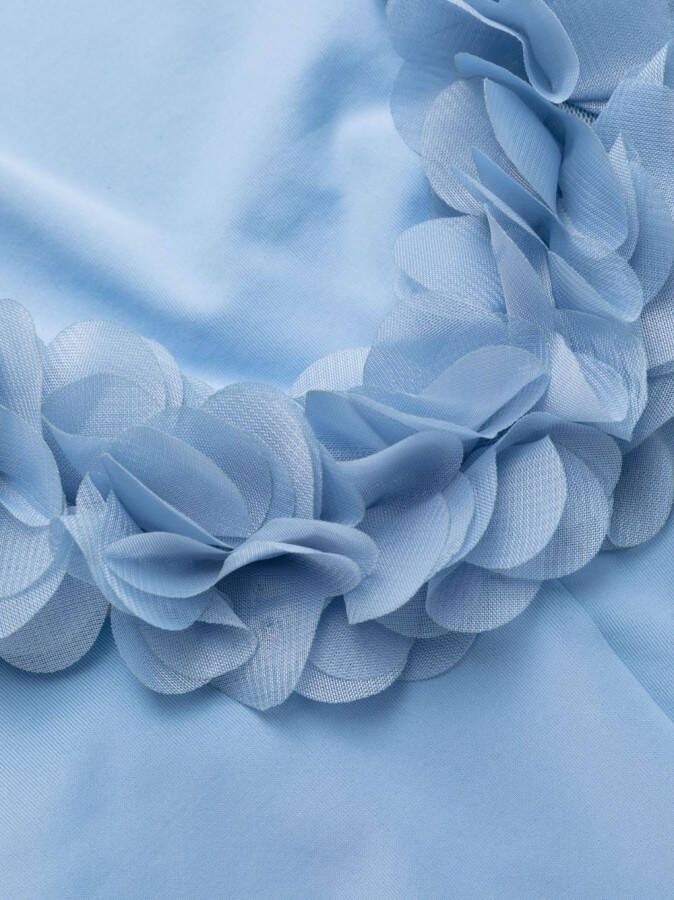 La Reveche Badpak met bloemenpatch Blauw