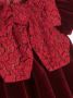 La Stupenderia Fluwelen jurk Rood - Thumbnail 3