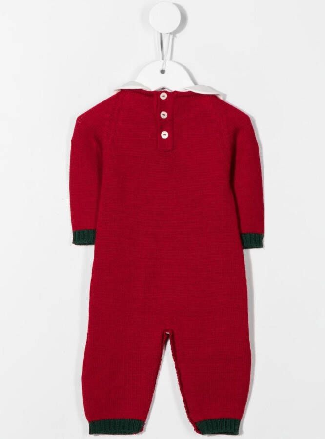 La Stupenderia Intarsia pyjama Rood