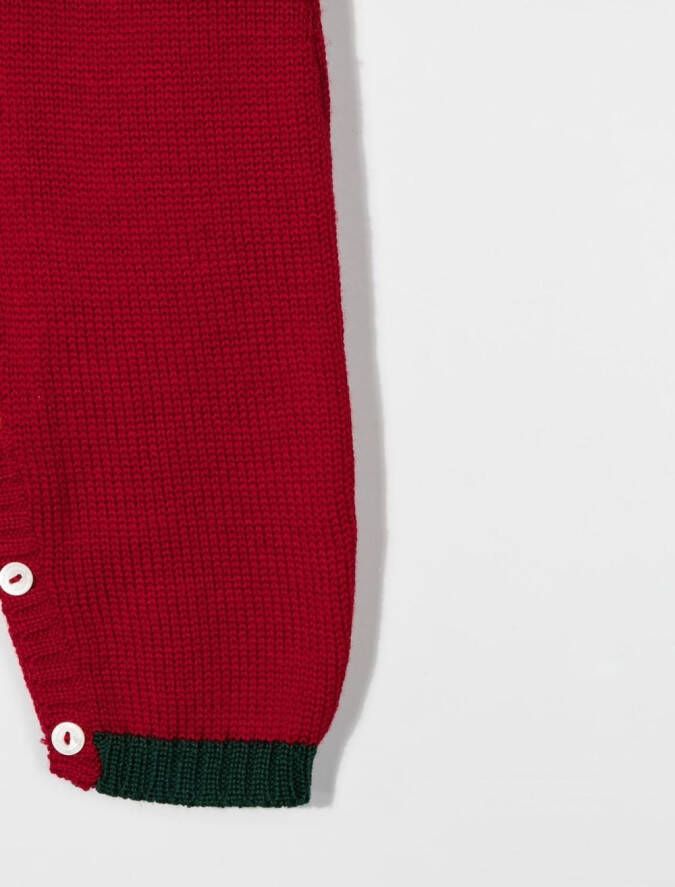 La Stupenderia Intarsia pyjama Rood