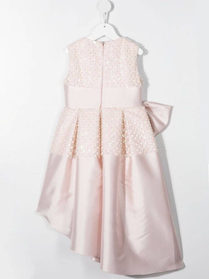 La Stupenderia Jurk met afwerking Roze