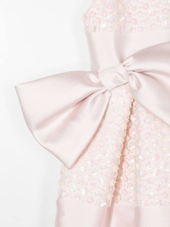 La Stupenderia Jurk met afwerking Roze