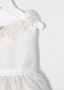 La Stupenderia Jurk met glitter Wit - Thumbnail 3