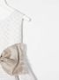 La Stupenderia Jurk met jacquard Wit - Thumbnail 3