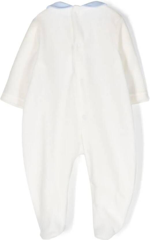 La Stupenderia Pyjama met borduurwerk Wit
