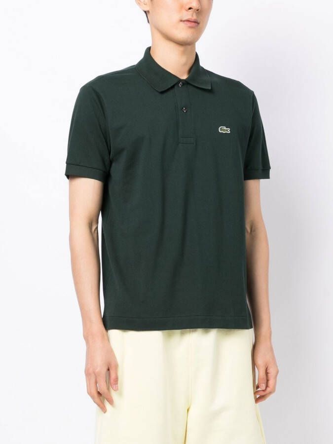 Lacoste Poloshirt met logopatch Groen