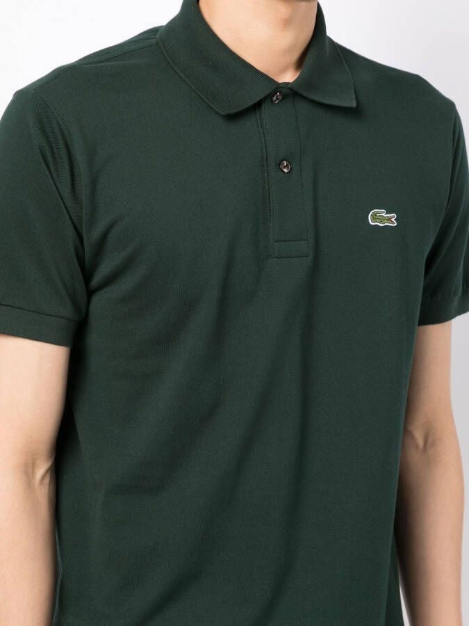 Lacoste Poloshirt met logopatch Groen