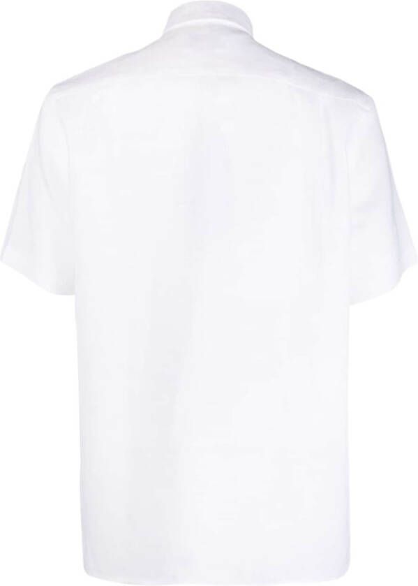 Lacoste Overhemd met korte mouwen Wit