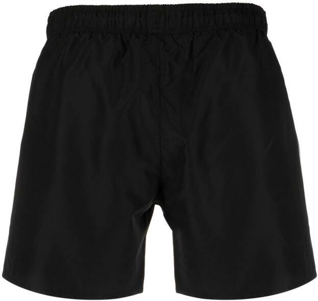 Lacoste Zwembroek met geborduurd logo Zwart