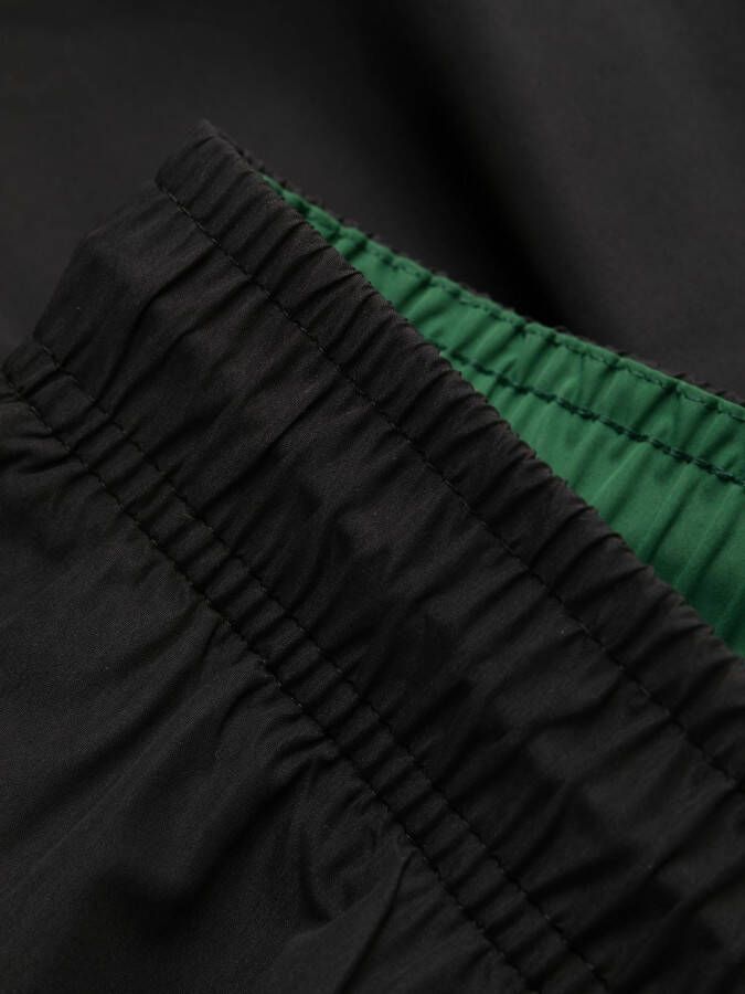 Lacoste Zwembroek met geborduurd logo Zwart