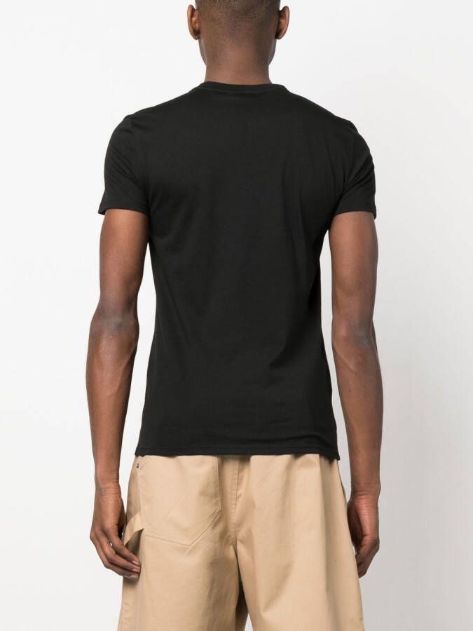 Lacoste Katoenen T-shirt Zwart