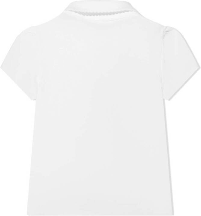 Lacoste Kids Poloshirt met logopatch Wit