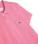 Lacoste Kids Jurk met logopatch Roze - Thumbnail 3
