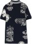 Lacoste Kids Katoenen poloshirt met grafische print Blauw - Thumbnail 1