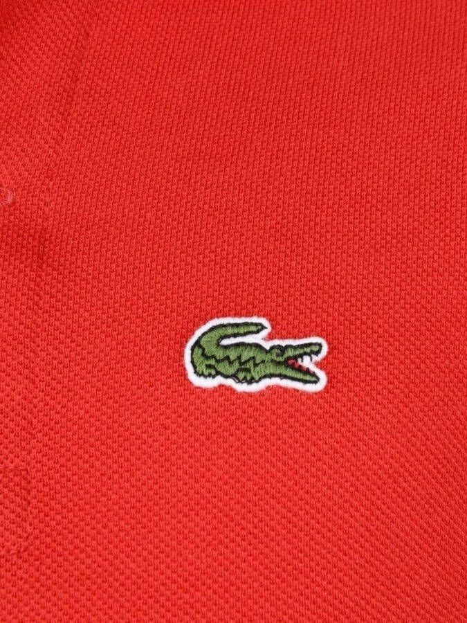 Lacoste Kids Katoenen poloshirt Rood
