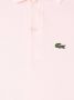 Lacoste Kids Poloshirt met geborduurd logo Roze - Thumbnail 3